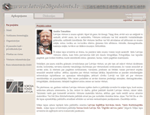 Tablet Screenshot of latvija20gadsimts.lv
